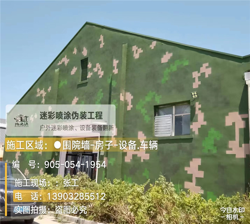 新乡外墙数码迷彩漆施工报价清单（100㎡标准墙面测算）